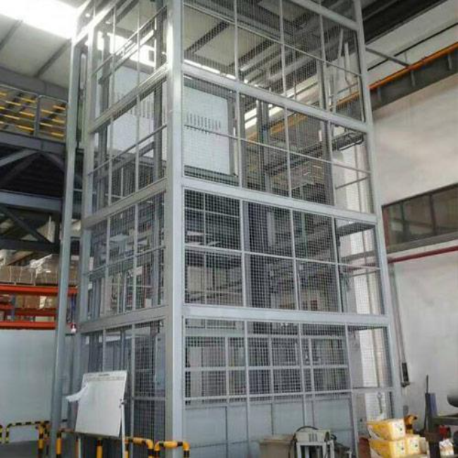 万冲镇导轨式升降平台货梯